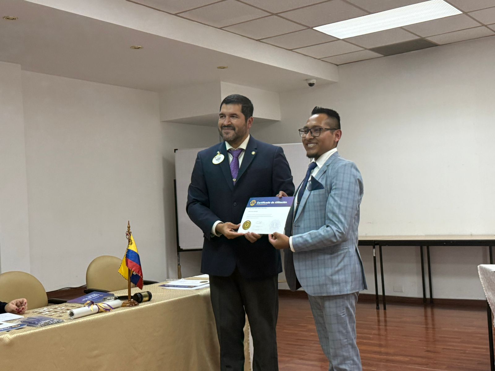 Toma de nombre